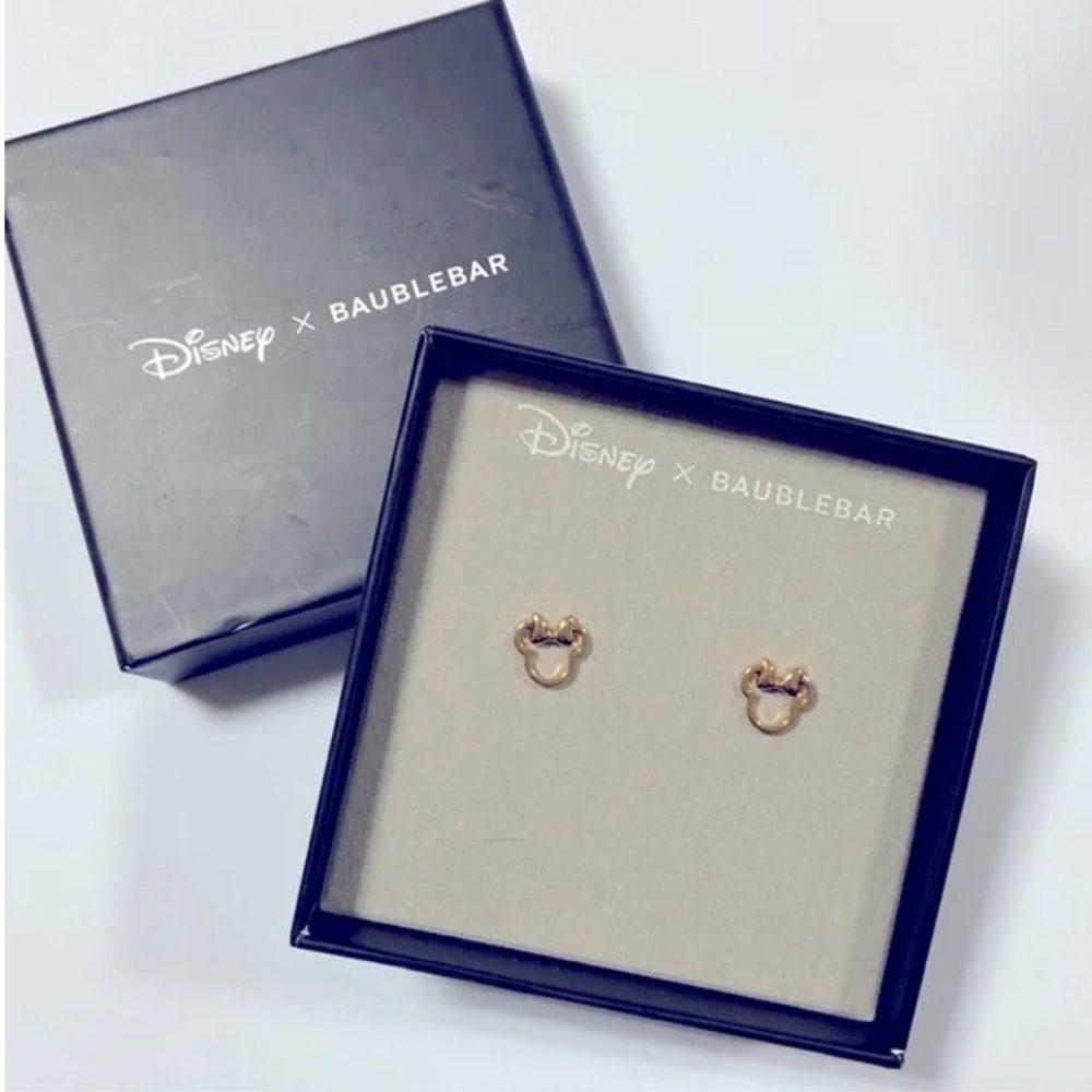 ✨NEW✨ BaubleBar Disney Minnie Mouse Gold Earrings